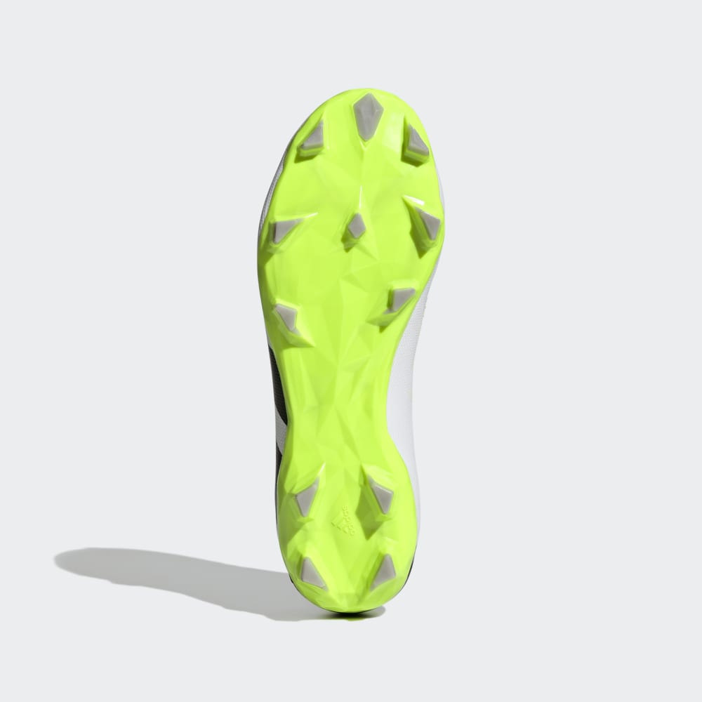 adidas Predator Accuracy.3 FG Firm Ground Soccer Cleats White/Black/Lucid Lemon - Best Buy Soccer
