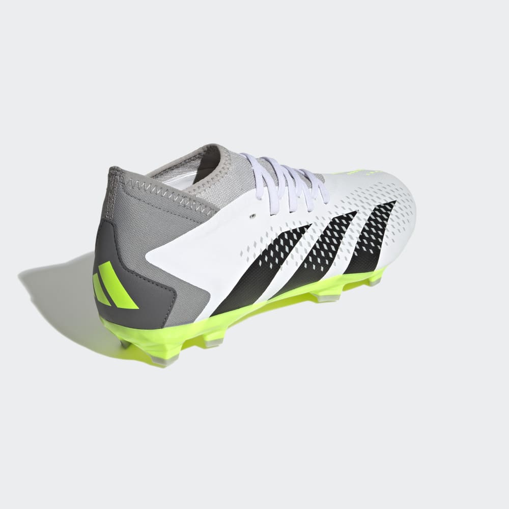 adidas Predator Accuracy.3 FG Firm Ground Soccer Cleats White/Black/Lucid Lemon - Best Buy Soccer