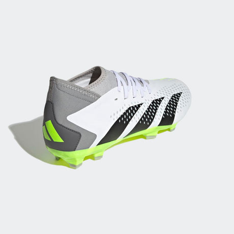 adidas Predator Accuracy.3 FG Firm Ground Soccer Cleats White/Black/Lucid Lemon - Best Buy Soccer