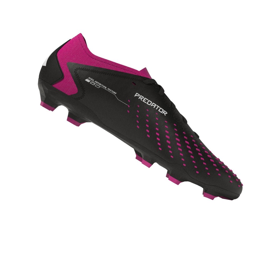 adidas Predator Accuracy.3 Low FG Firm Ground Cleats Black/White/Pink - Best Buy Soccer