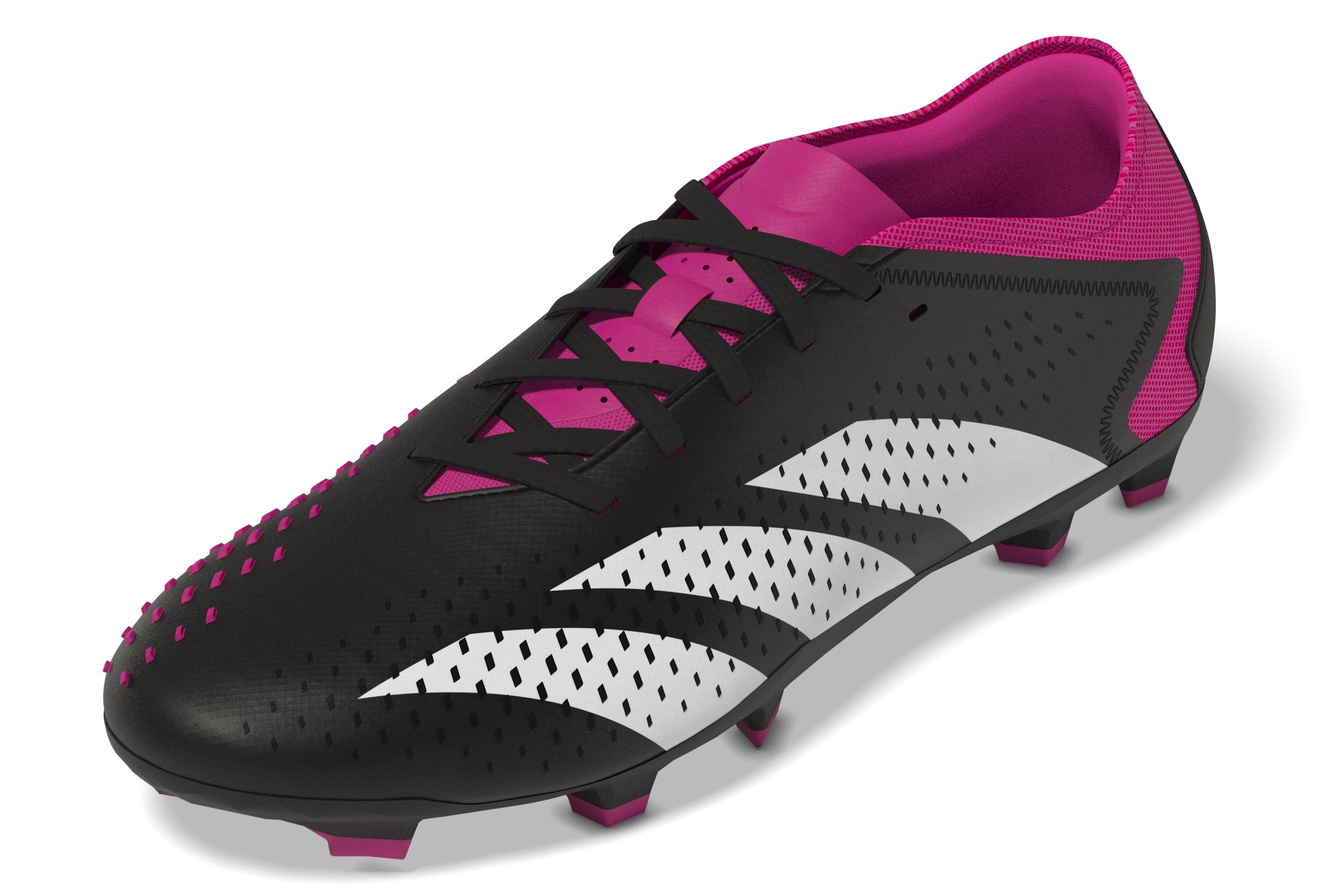 adidas Predator Accuracy.3 Low FG Firm Ground Cleats Black/White/Pink - Best Buy Soccer