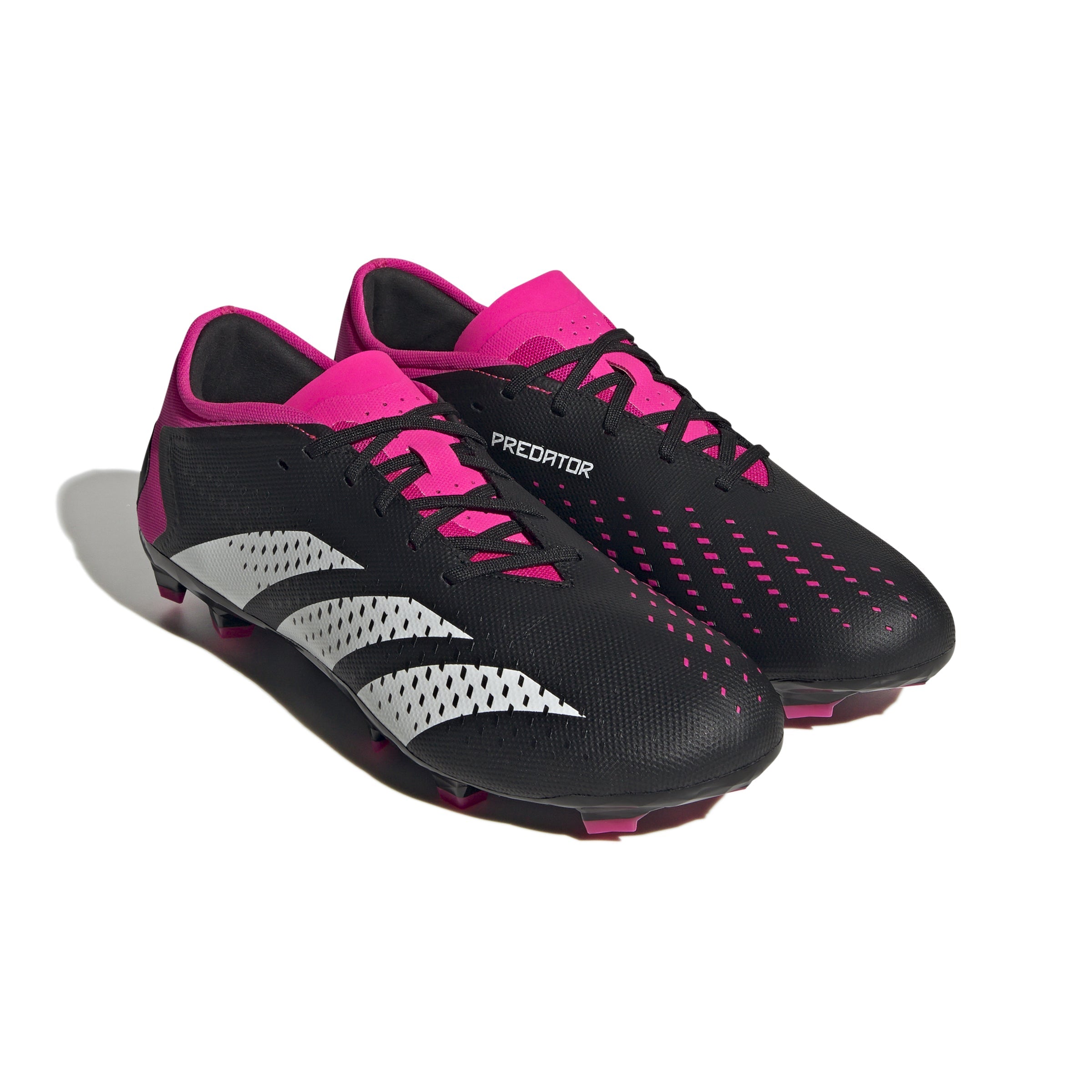 adidas Predator Accuracy.3 Low FG Firm Ground Cleats Black/White/Pink - Best Buy Soccer