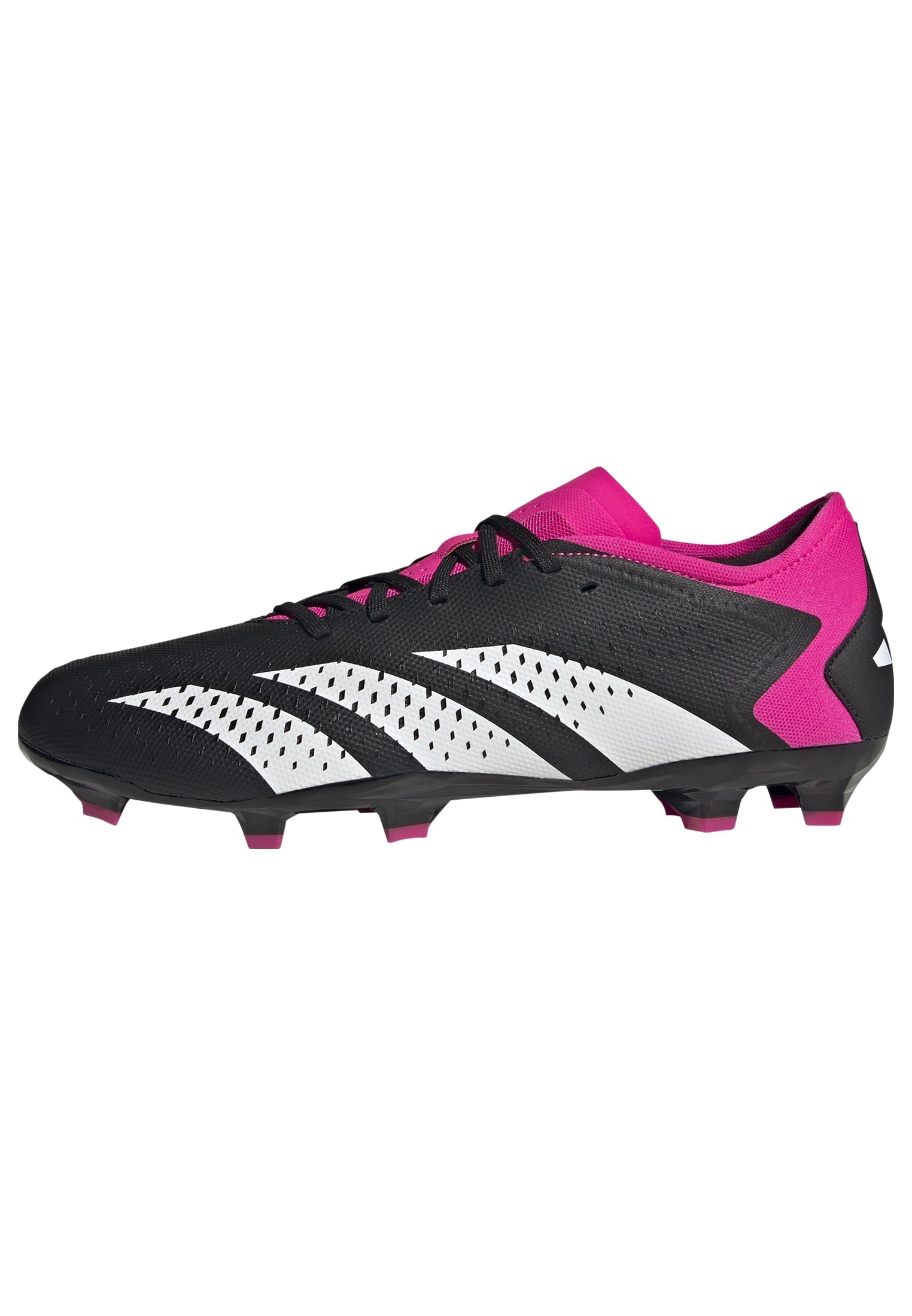 adidas Predator Accuracy.3 Low FG Firm Ground Cleats Black/White/Pink - Best Buy Soccer