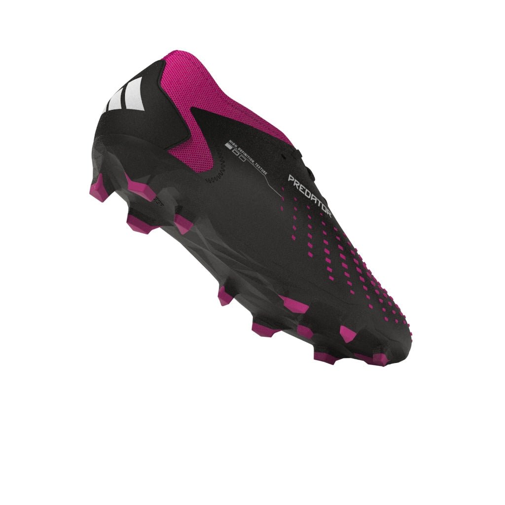 adidas Predator Accuracy.3 Low FG Firm Ground Cleats Black/White/Pink - Best Buy Soccer
