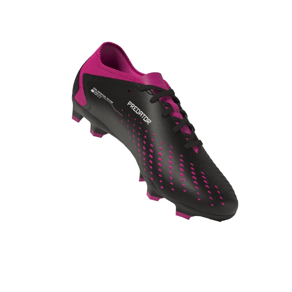 adidas Predator Accuracy.3 Low FG Firm Ground Cleats Black/White/Pink - Best Buy Soccer