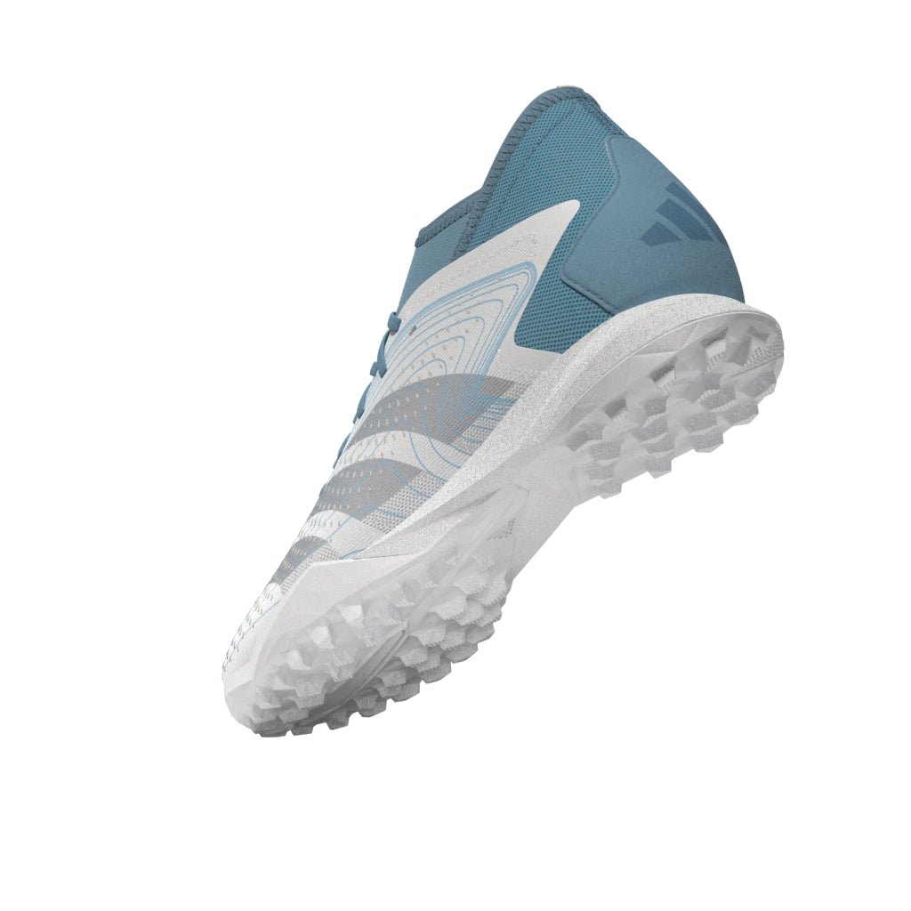 adidas Predator Accuracy.3 TF Turf Shoes White/Grey/Blue - Best Buy Soccer