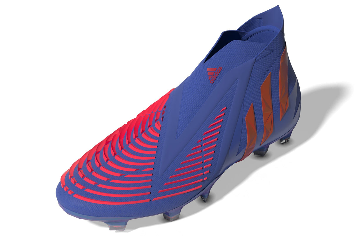 adidas Predator Edge+ FG Firm Ground Boots Hi - Res Blue/Turbo/Hi - Res Blue - Best Buy Soccer