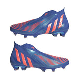 adidas Predator Edge+ FG Firm Ground Boots Hi - Res Blue/Turbo/Hi - Res Blue - Best Buy Soccer