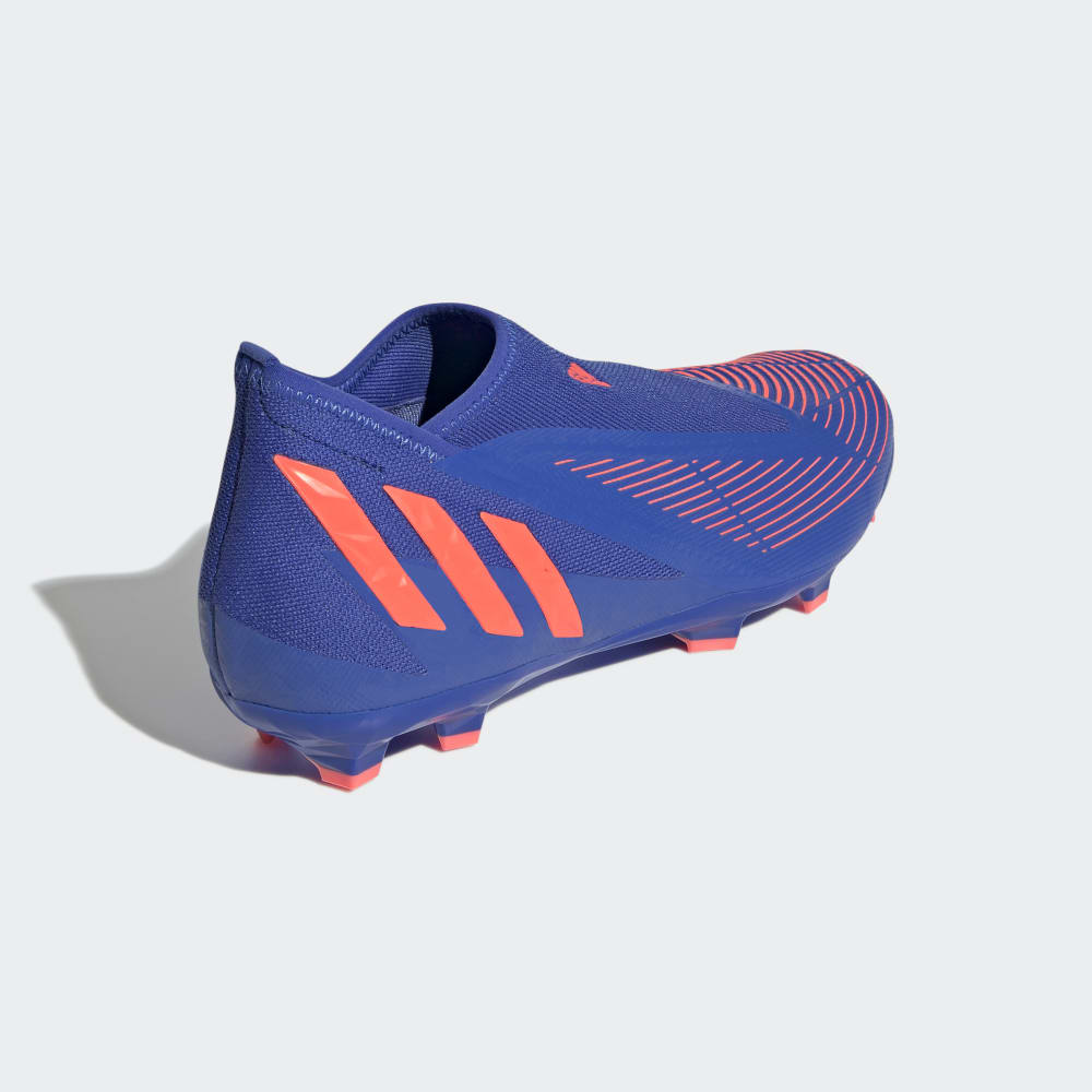 adidas Predator EDGE Laceless FG Firm Ground Soccer Cleats Blue/Turbo - Best Buy Soccer