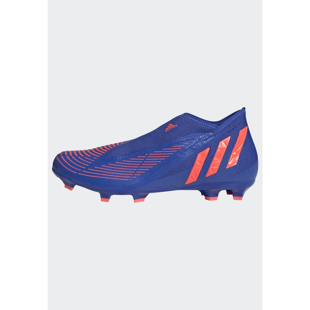 adidas Predator EDGE Laceless FG Firm Ground Soccer Cleats Blue/Turbo - Best Buy Soccer
