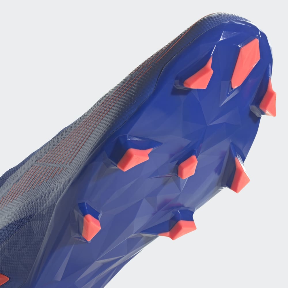 adidas Predator EDGE Laceless FG Firm Ground Soccer Cleats Blue/Turbo - Best Buy Soccer