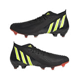 adidas Predator Edge.1 FG Firm Ground Boots Black/Solar Yellow/Solar Red - Best Buy Soccer