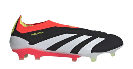 adidas Predator Elite Laceless FG Firm Ground Soccer Cleats - Black/White/Solar Red - Best Buy Soccer