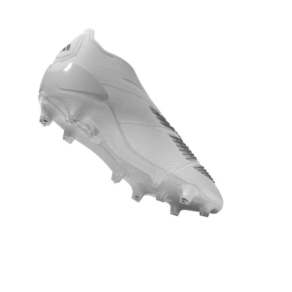 adidas Predator Elite Laceless FG Firm Ground Soccer Cleats - White/Silver Metallic/White - Best Buy Soccer