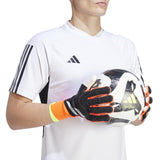adidas Predator Pro Goalkeeper Gloves Black/Solar Red/Yellow - Best Buy Soccer