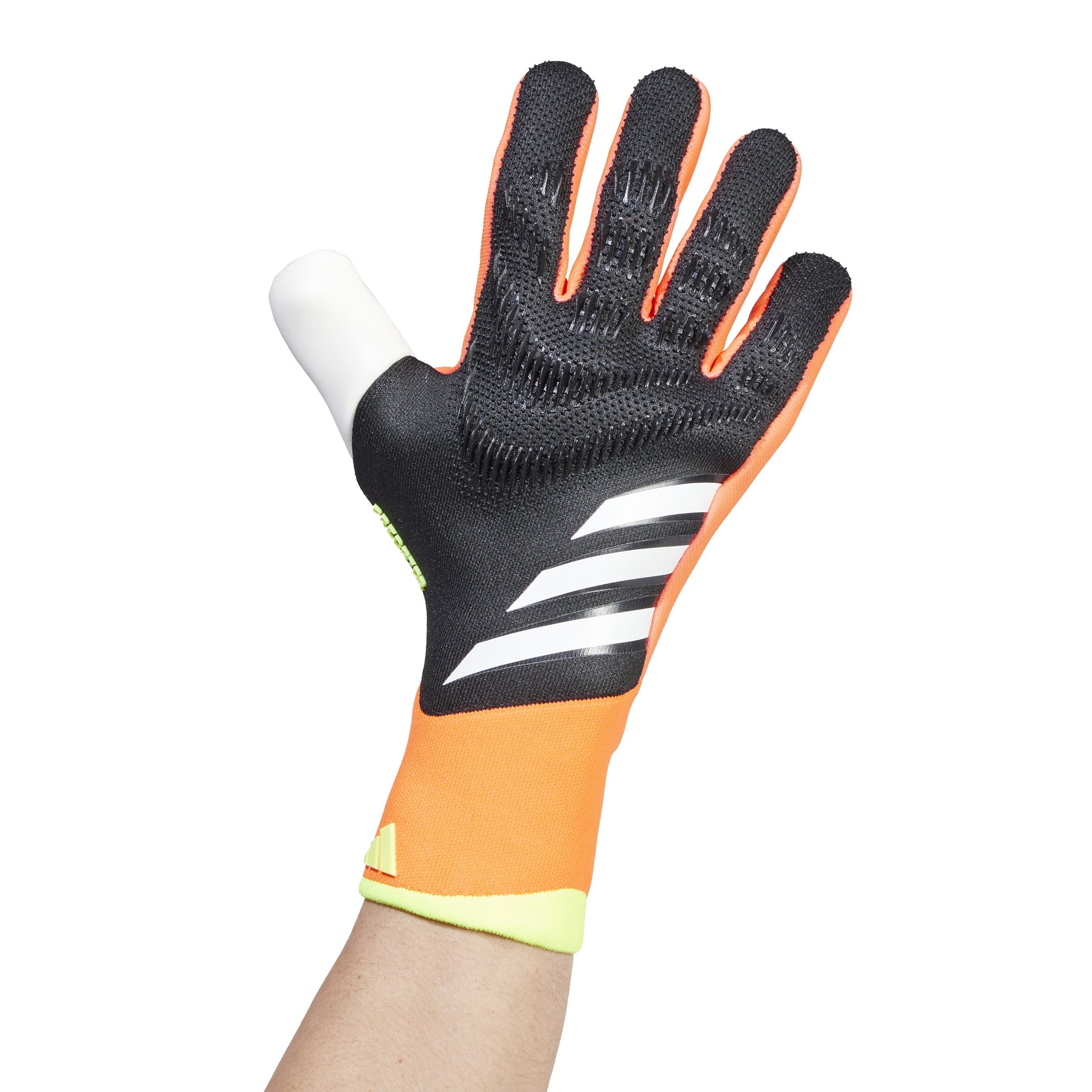 adidas Predator Pro Goalkeeper Gloves Black/Solar Red/Yellow - Best Buy Soccer