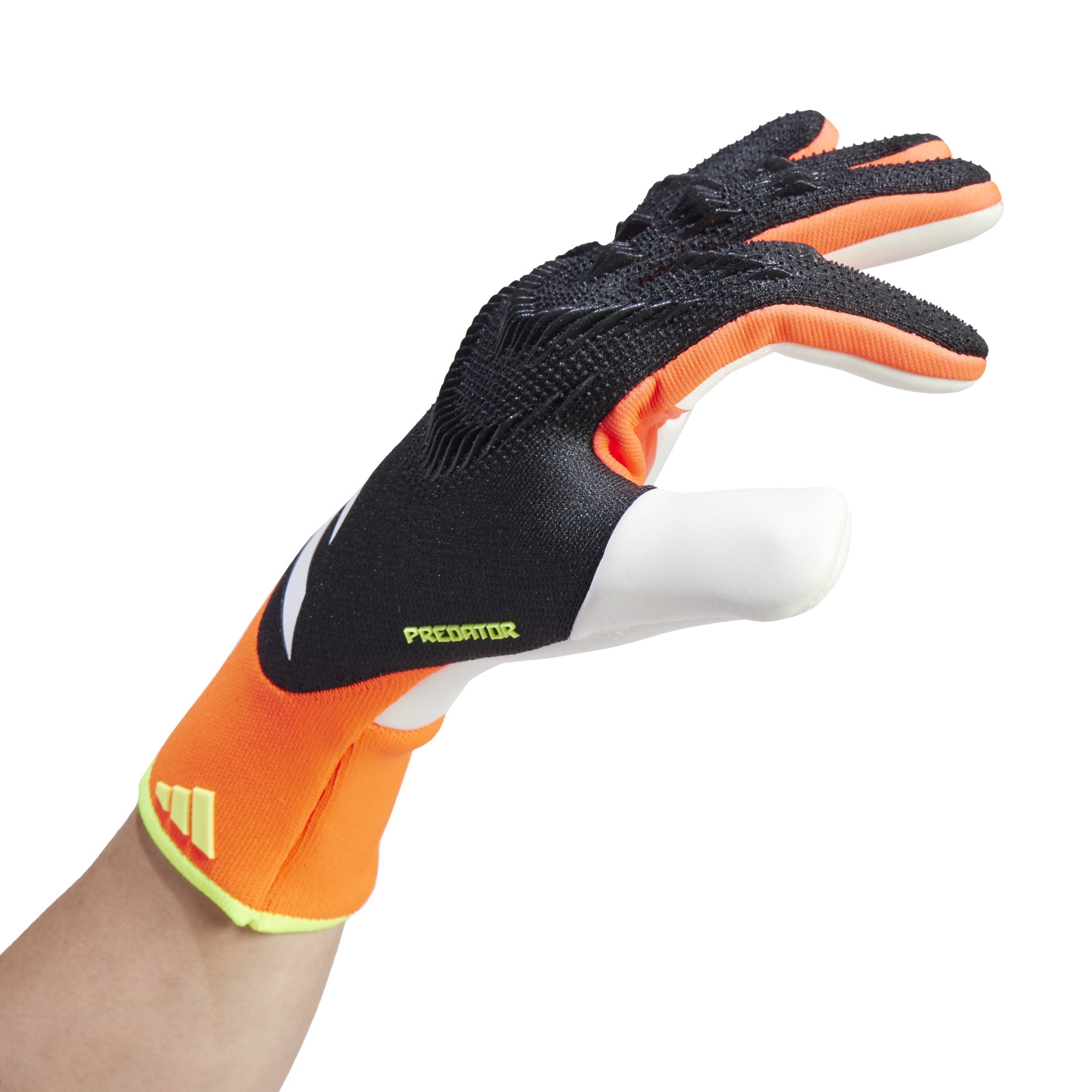 adidas Predator Pro Goalkeeper Gloves Black/Solar Red/Yellow - Best Buy Soccer