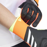 adidas Predator Pro Goalkeeper Gloves Black/Solar Red/Yellow - Best Buy Soccer