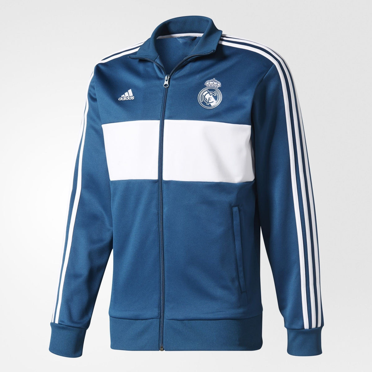 adidas Real 3S Trk Top Pet Nit/Whit - Best Buy Soccer