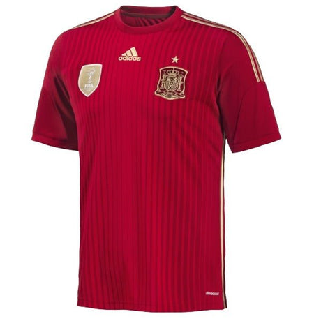 adidas Spain Home Jersey 14 Red Youth - Best Buy Soccer