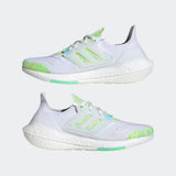 adidas Ultraboost 22 White/White/Bliss Blue - Best Buy Soccer