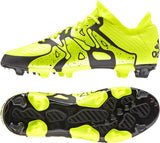 adidas X 15.1 FG/AG Multi - Ground Youth Soccer Cleats - Solar Yellow/Black - Best Buy Soccer