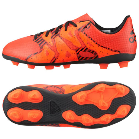 adidas X 15.4 FxG Firm Ground Youth Soccer Cleats - Bold Orange/White/Solar Orange - Best Buy Soccer