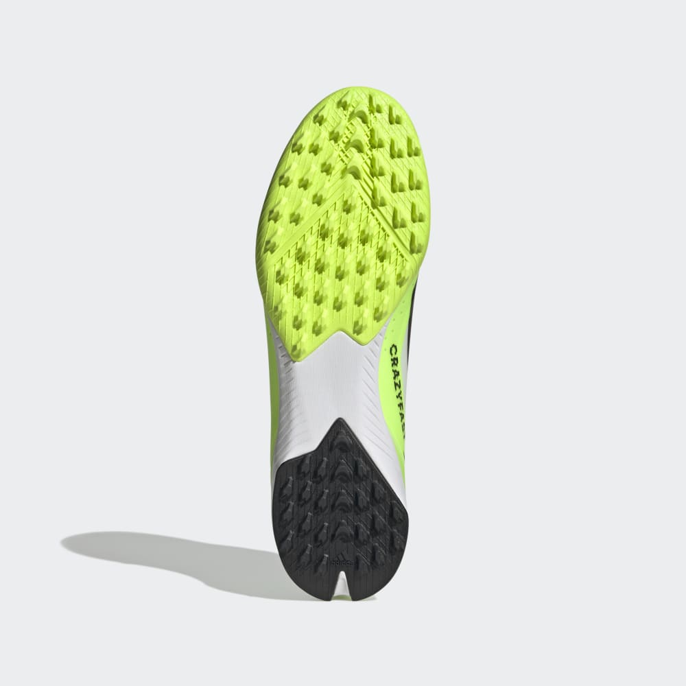 adidas X Crazyfast.3 TF Turf Soccer Shoes White/Black/Lucid Lemon - Best Buy Soccer