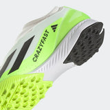 adidas X Crazyfast.3 TF Turf Soccer Shoes White/Black/Lucid Lemon - Best Buy Soccer