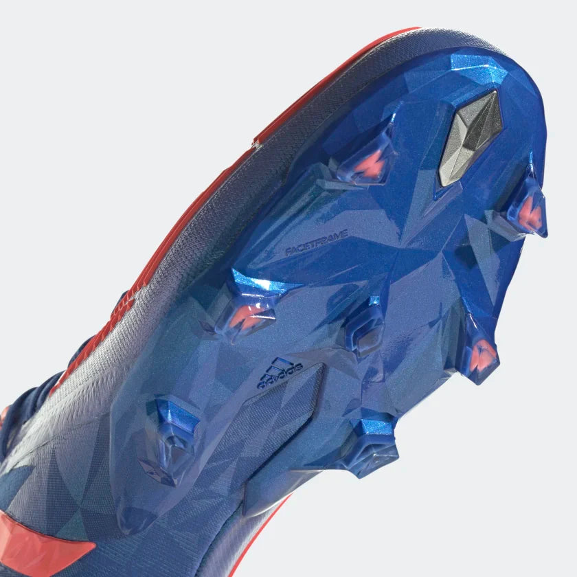 adidas Predator Edge 1 Low FG Firm Ground Football Boots Hi-Res Blue / Turbo / Hi-Res Blue