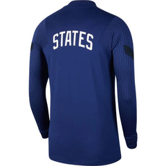 Nike Camiseta con cremallera de 1/4 USA Soccer Strike Drill para hombre