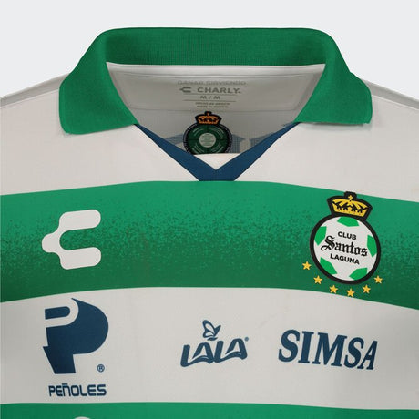 Charly Santos Home Jersey for Men 2021/22 - Green/White - Best Buy Soccer