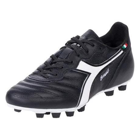 Diadora Brasil Italy OG LT+MDPU FG Firm Ground Soccer Cleats Black/White - Best Buy Soccer