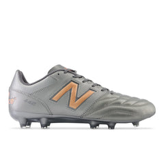 Botas de fútbol para superficies firmes New Balance 442 V2 Team FG Plata