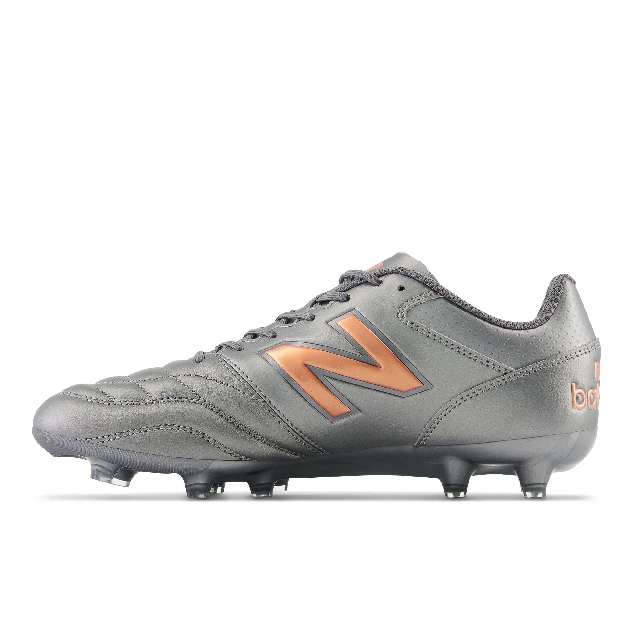 Botas de fútbol para superficies firmes New Balance 442 V2 Team FG Plata