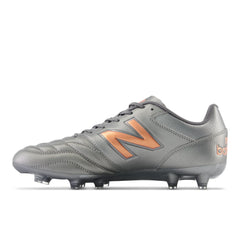 Botas de fútbol para superficies firmes New Balance 442 V2 Team FG Plata