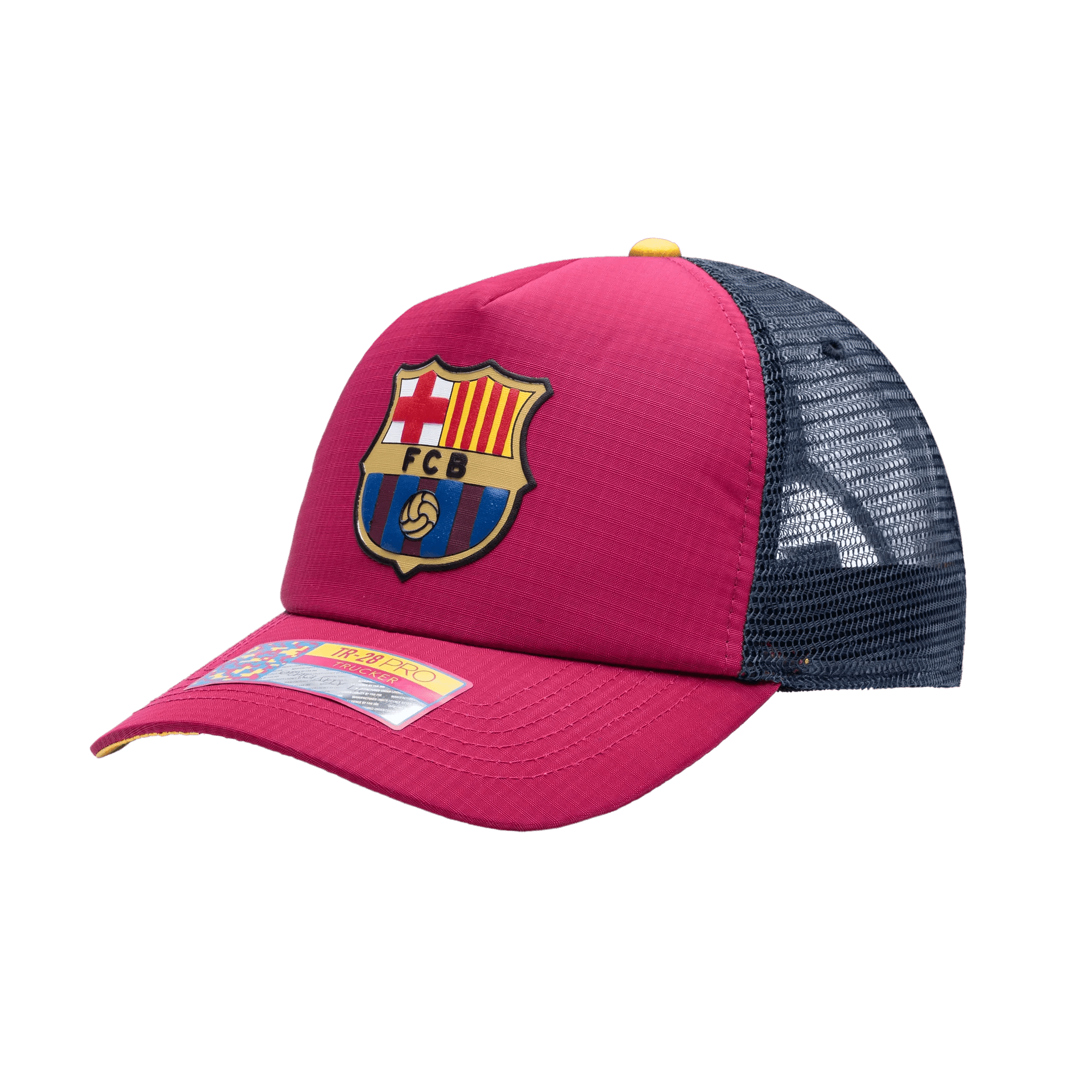 Fan Ink FC Barcelona Aspen Trucker Hat Red - Best Buy Soccer