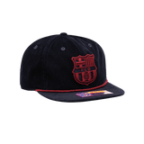 Fan Ink FC Barcelona Snow Beach Adjustable Hat Black - Best Buy Soccer