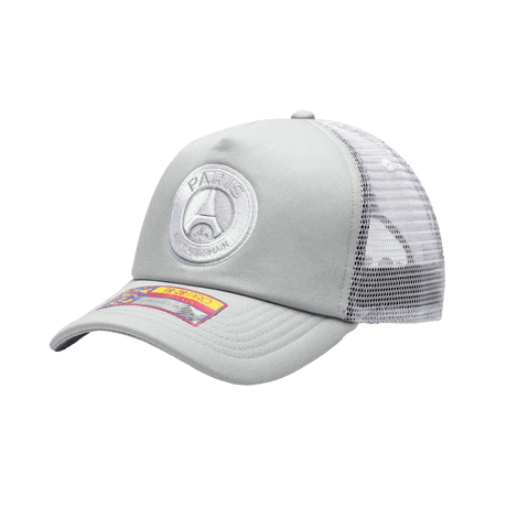 Fan Ink Paris Saint - Germain Fog Trucker Hat Grey - Best Buy Soccer