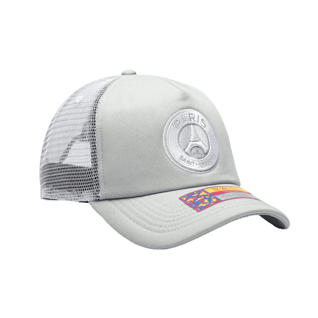 Fan Ink Paris Saint - Germain Fog Trucker Hat Grey - Best Buy Soccer