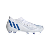 adidas Predator Edge 3 FG Firm Ground Football Boots Cloud White / Hi-Res Blue / Cloud White