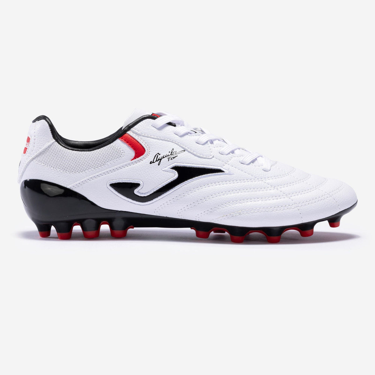 Joma Aguila Cup 2302 AG Artificial Grass Soccer Cleats - White/Red - Best Buy Soccer
