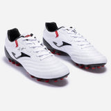 Joma Aguila Cup 2302 AG Artificial Grass Soccer Cleats - White/Red - Best Buy Soccer