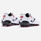 Joma Aguila Cup 2302 AG Artificial Grass Soccer Cleats - White/Red - Best Buy Soccer