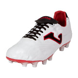 Joma Toledo 2012 FG Firm Ground Soccer Cleats - White/Red/Black - Best Buy Soccer