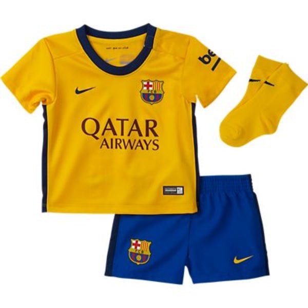 Nike Barcelona Away Mini Kit 15 Gold/Red - Best Buy Soccer