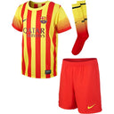 Nike Barcelona Aweay Mini - Kit 13 Yellow/Red/Navy - Best Buy Soccer