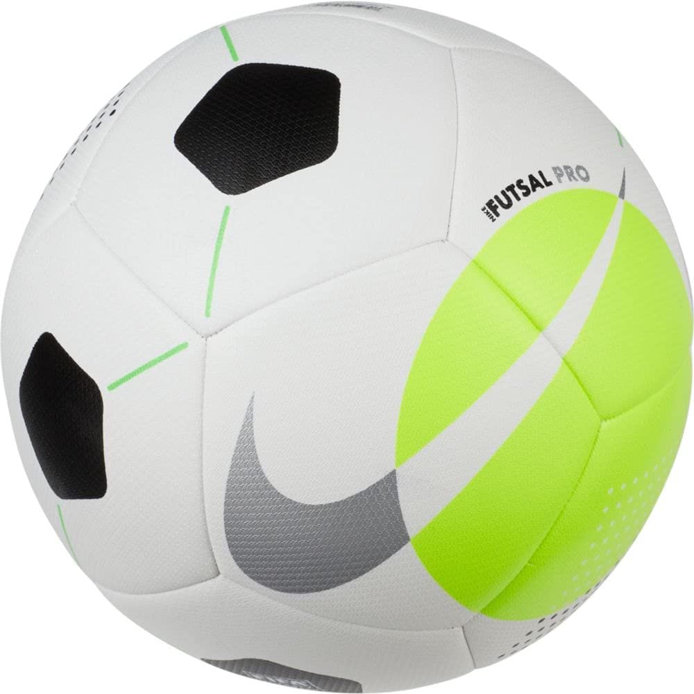Nike Futsal Pro Soccer Ball - White/Volt/Silver - Best Buy Soccer
