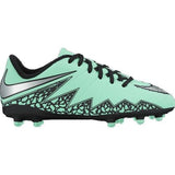 Nike JR Hypervenom Phelon II FG Soccer Cleats - Green Glow/Hyper Orange/Metallic Silver - Best Buy Soccer