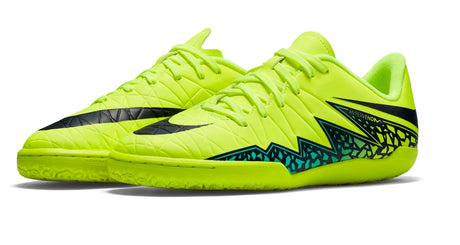 Nike JR HyperVenom Phelon II IC Indoor Shoes Volt/Black/Hyper Turquoise - Best Buy Soccer